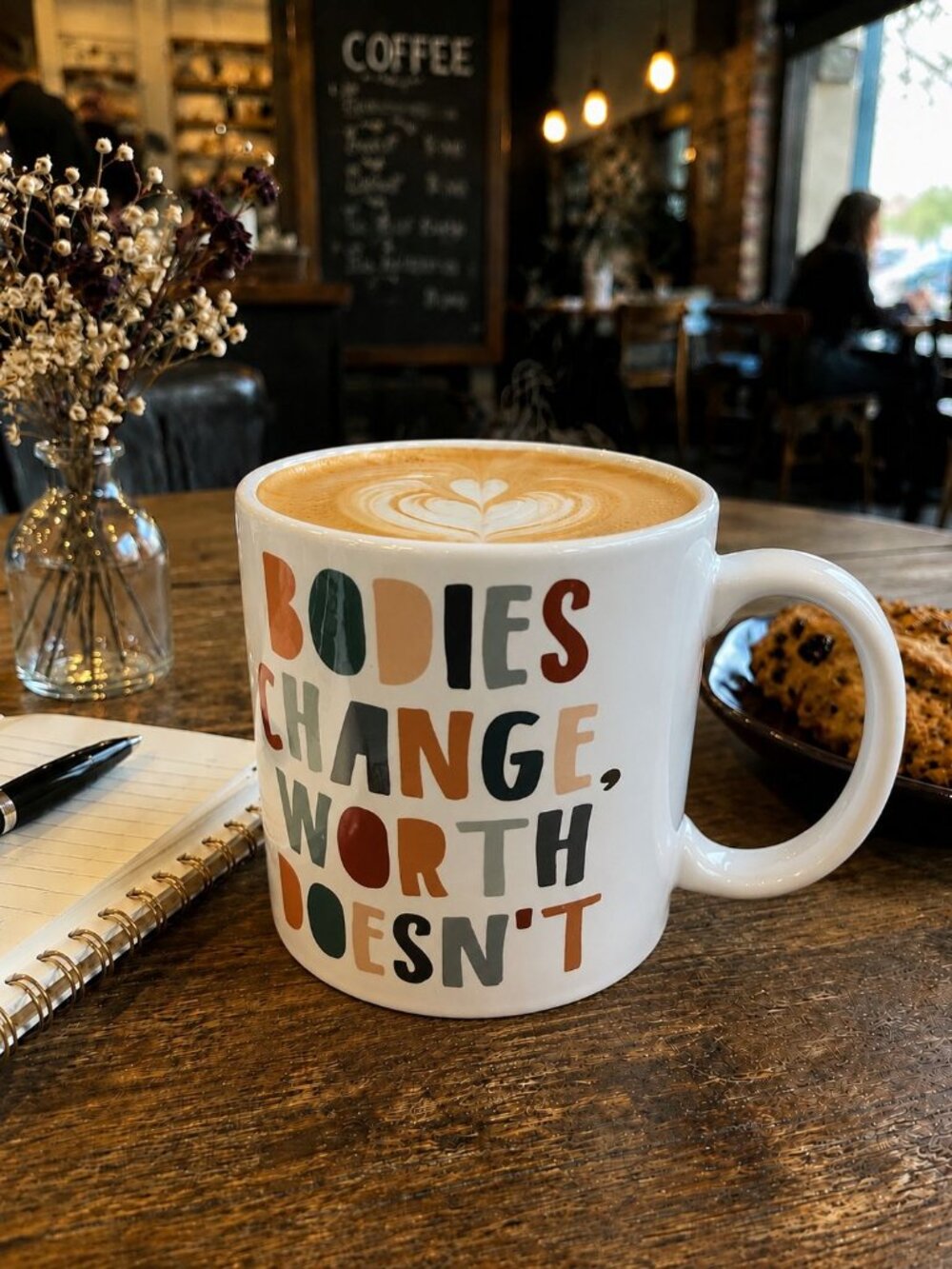 Motivational Bodies Change Worth Doesn't Coffee Tea Mug